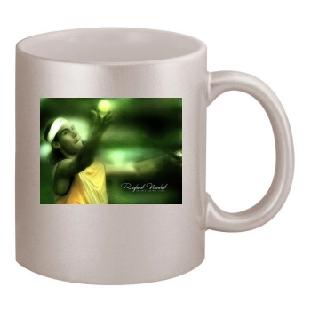 Rafael Nadal 11oz Metallic Silver Mug