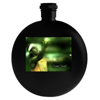 Rafael Nadal Round Flask