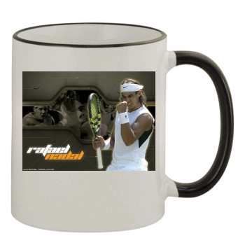 Rafael Nadal 11oz Colored Rim & Handle Mug