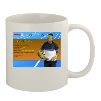 Rafael Nadal 11oz White Mug