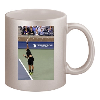 Rafael Nadal 11oz Metallic Silver Mug