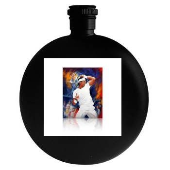 Rafael Nadal Round Flask