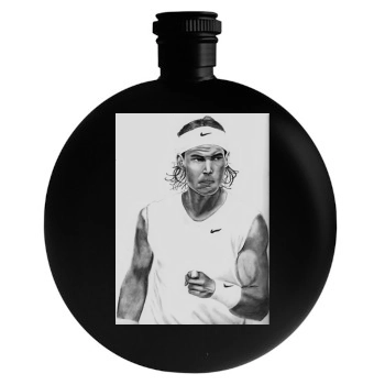 Rafael Nadal Round Flask