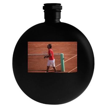 Rafael Nadal Round Flask