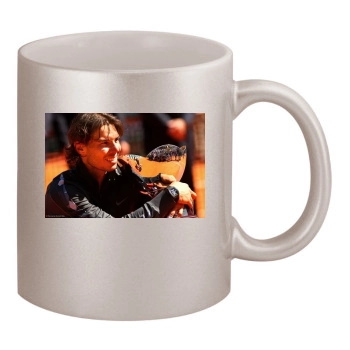 Rafael Nadal 11oz Metallic Silver Mug