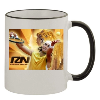 Rafael Nadal 11oz Colored Rim & Handle Mug