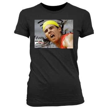 Rafael Nadal Women's Junior Cut Crewneck T-Shirt