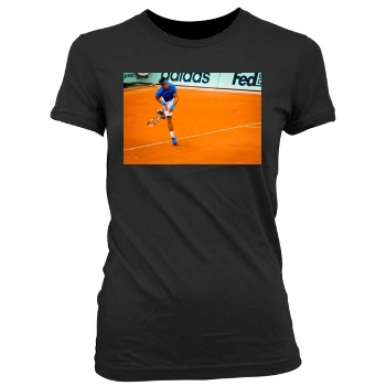 Rafael Nadal Women's Junior Cut Crewneck T-Shirt