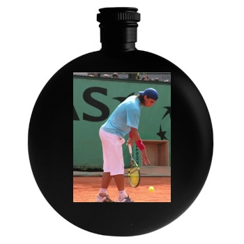 Rafael Nadal Round Flask