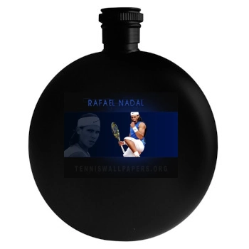 Rafael Nadal Round Flask