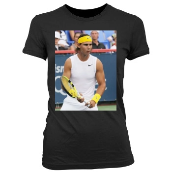 Rafael Nadal Women's Junior Cut Crewneck T-Shirt