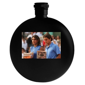 Rafael Nadal Round Flask