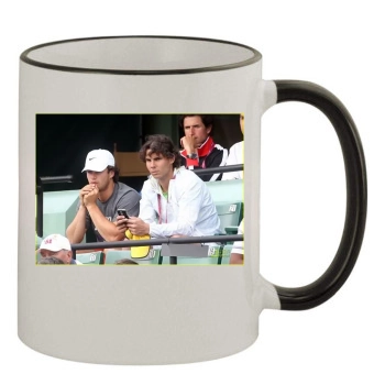 Rafael Nadal 11oz Colored Rim & Handle Mug