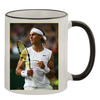 Rafael Nadal 11oz Colored Rim & Handle Mug