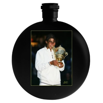 Rafael Nadal Round Flask