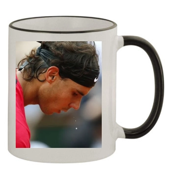 Rafael Nadal 11oz Colored Rim & Handle Mug