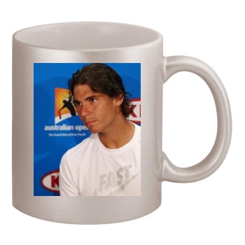 Rafael Nadal 11oz Metallic Silver Mug