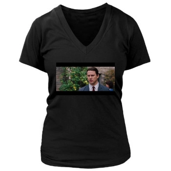 Channing Tatum Women's Deep V-Neck TShirt