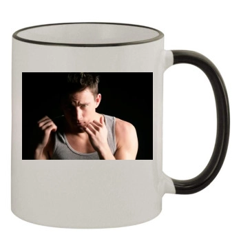 Channing Tatum 11oz Colored Rim & Handle Mug