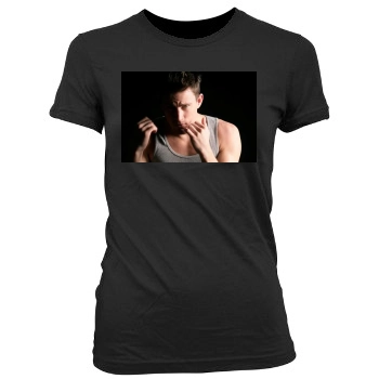 Channing Tatum Women's Junior Cut Crewneck T-Shirt