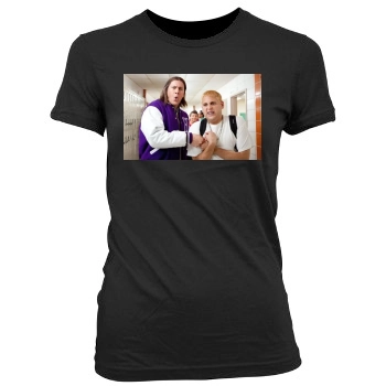 Channing Tatum Women's Junior Cut Crewneck T-Shirt