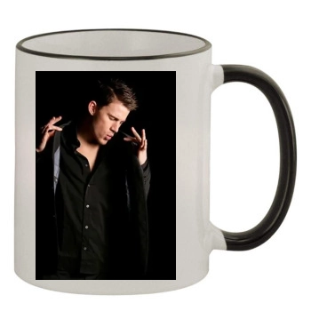 Channing Tatum 11oz Colored Rim & Handle Mug