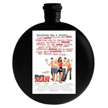 Channing Tatum Round Flask