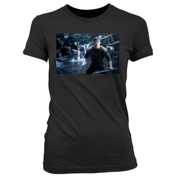 Channing Tatum Women's Junior Cut Crewneck T-Shirt