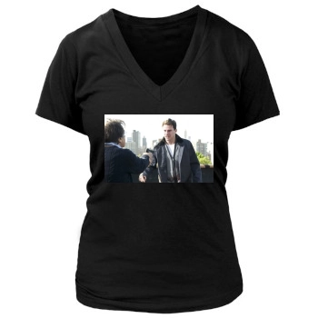 Channing Tatum Women's Deep V-Neck TShirt