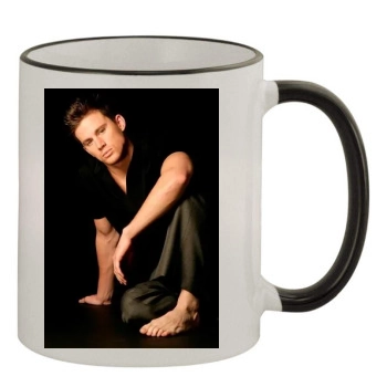 Channing Tatum 11oz Colored Rim & Handle Mug