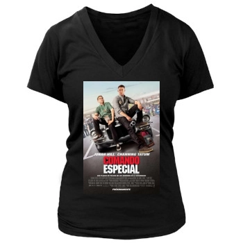 Channing Tatum Women's Deep V-Neck TShirt