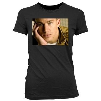 Channing Tatum Women's Junior Cut Crewneck T-Shirt