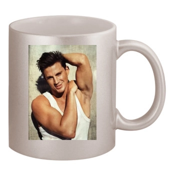 Channing Tatum 11oz Metallic Silver Mug