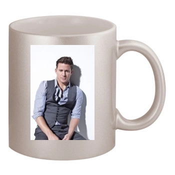 Channing Tatum 11oz Metallic Silver Mug