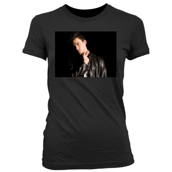 Channing Tatum Women's Junior Cut Crewneck T-Shirt