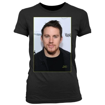 Channing Tatum Women's Junior Cut Crewneck T-Shirt