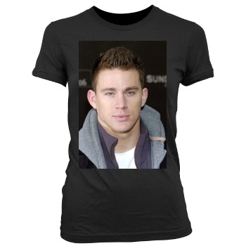 Channing Tatum Women's Junior Cut Crewneck T-Shirt