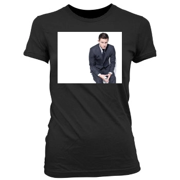 Channing Tatum Women's Junior Cut Crewneck T-Shirt