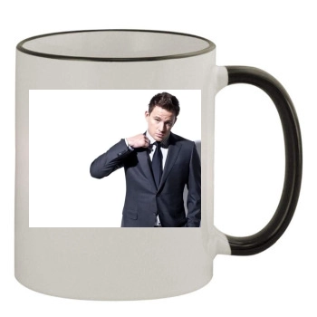 Channing Tatum 11oz Colored Rim & Handle Mug