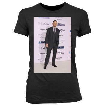 Channing Tatum Women's Junior Cut Crewneck T-Shirt