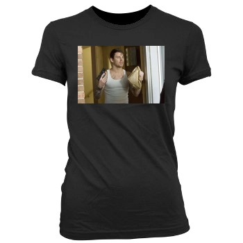 Channing Tatum Women's Junior Cut Crewneck T-Shirt