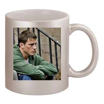 Channing Tatum 11oz Metallic Silver Mug