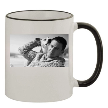 Channing Tatum 11oz Colored Rim & Handle Mug