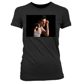 Channing Tatum Women's Junior Cut Crewneck T-Shirt