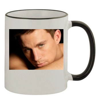 Channing Tatum 11oz Colored Rim & Handle Mug