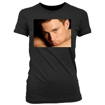 Channing Tatum Women's Junior Cut Crewneck T-Shirt