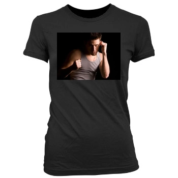 Channing Tatum Women's Junior Cut Crewneck T-Shirt