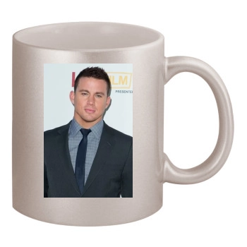 Channing Tatum 11oz Metallic Silver Mug