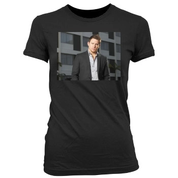 Channing Tatum Women's Junior Cut Crewneck T-Shirt