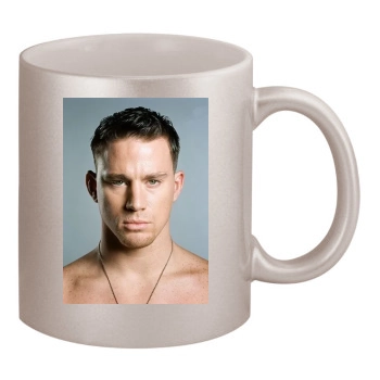 Channing Tatum 11oz Metallic Silver Mug